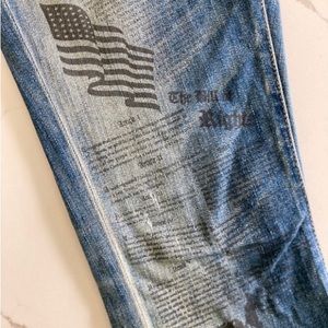 Bill of Rights printed on denim for the Patriot in your life!
